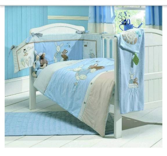 5 piece cot bedding set
